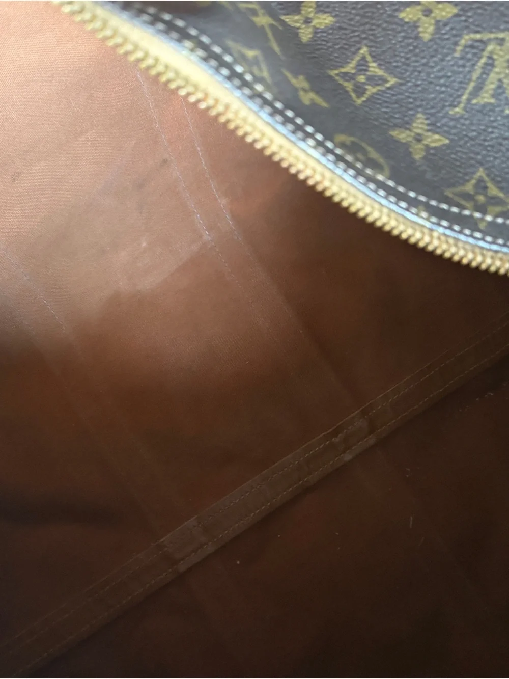 Louis Vuitton Monogram Canvas Duffel in Brown and Tan